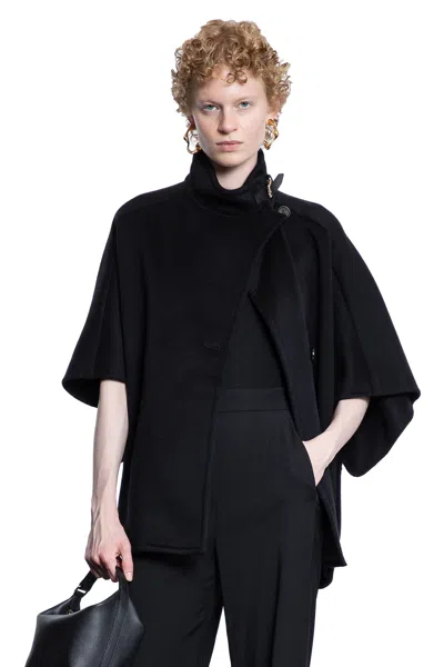 MAX MARA WOMAN BLACK COATS