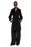 Max Mara Woman Black Coats In Black