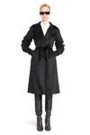 Max Mara Woman  Woman Black Coats In Black