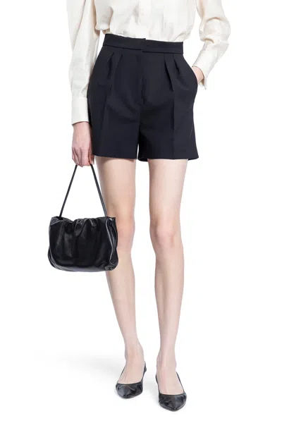 Max Mara Woman Black Shorts