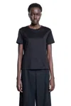 Max Mara Maglietta In Cotone Nerina In Black