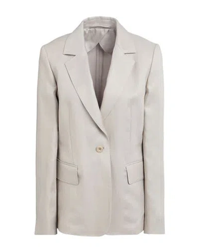 Max Mara Woman Blazer Beige Size 6 Linen In Beige