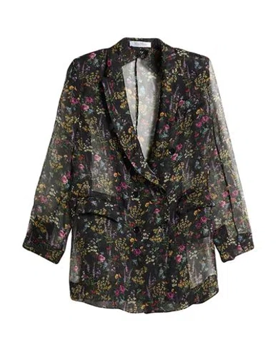 Max Mara Woman Blazer Black Size 10 Silk