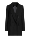 Max Mara Woman Blazer Black Size 10 Virgin Wool