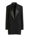 Max Mara Woman Blazer Black Size 4 Triacetate, Polyester