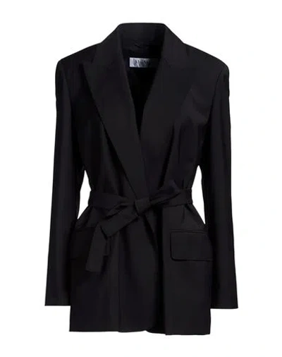 Max Mara Woman Blazer Black Size 6 Virgin Wool