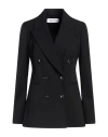 Max Mara Woman Blazer Black Size 6 Virgin Wool, Elastane