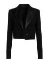Shop Max Mara Woman Blazer Black Size 10 Triacetate, Polyester