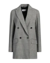Max Mara Woman Blazer Black Size 8 Virgin Wool In Black