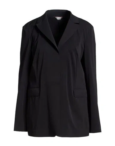 Max Mara Woman Blazer Black Size Xl Polyamide, Elastane