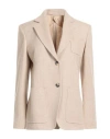 Max Mara Woman Blazer Camel Size 2 Cashmere