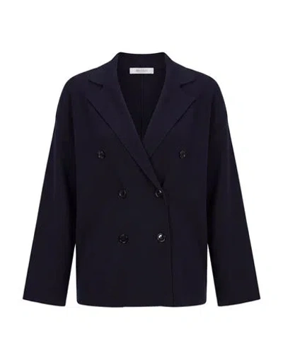 Max Mara Woman Blazer Midnight Blue Size S Viscose, Polyamide