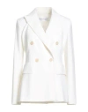 Max Mara Woman Blazer Off White Size 6 Virgin Wool In Multi