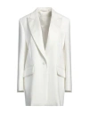 Max Mara Woman Blazer White Size 12 Triacetate, Polyester