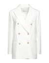 Max Mara Woman Blazer White Size 6 Viscose, Polyamide, Elastane