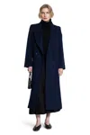 Max Mara 'albania' Virgin Wool Blend Coat In Blue