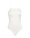 MAX MARA MAX MARA WOMAN BODYSUIT IVORY SIZE 4 SILK