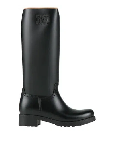 Max Mara Woman Boot Black Size 9 Rubber