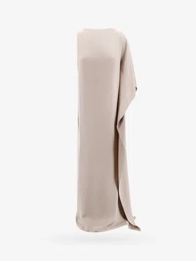 Max Mara Woman Bora Woman Grey Long Dresses In Grey
