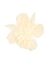 Max Mara Woman Brooch Ivory Size - Silk, Metal In White