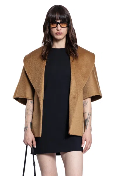 Max Mara Woman Brown Coats