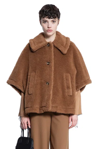 Max Mara Woman Brown Coats
