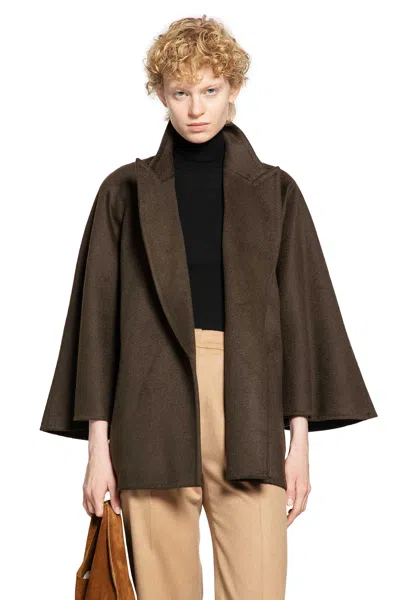 Max Mara Woman Brown Jackets