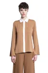 Max Mara Woman Brown Shirts In Brown