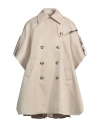 Max Mara Woman Cape Beige Size Onesize Cotton, Polyester