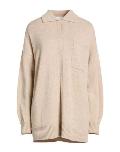 Max Mara Woman Cardigan Beige Size S Cashmere
