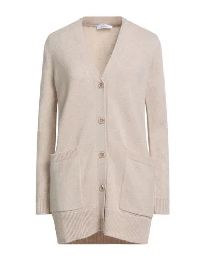 Max Mara Woman Cardigan Beige Size Xs Wool, Cashmere In Purple