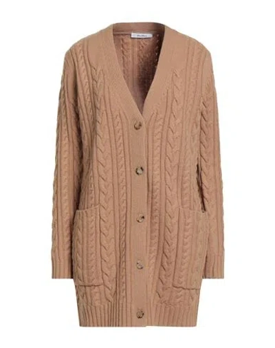 Max Mara Woman Cardigan Camel Size M Wool, Cashmere