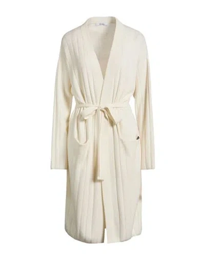 Max Mara Woman Cardigan Ivory Size M Cashmere In White