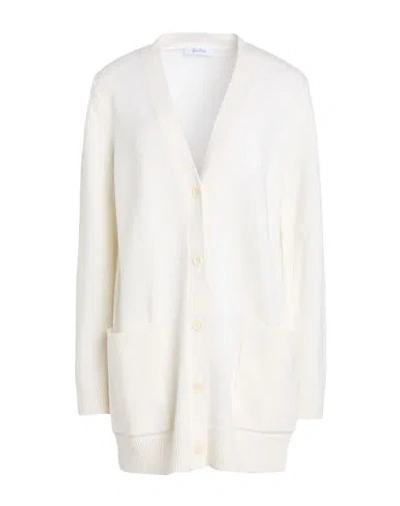Max Mara Woman Cardigan Ivory Size M Wool, Cashmere In White