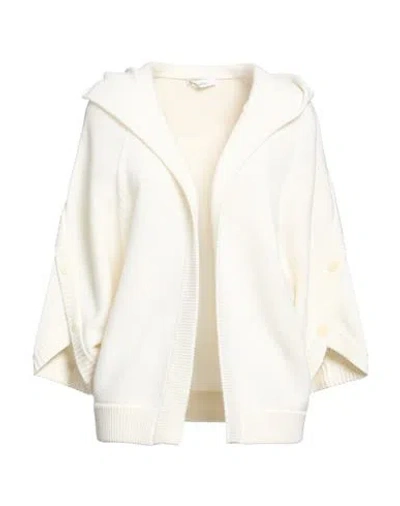 Max Mara Woman Cardigan Ivory Size S Wool, Cashmere In White