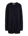 Max Mara Woman Cardigan Midnight Blue Size Xl Wool, Cashmere