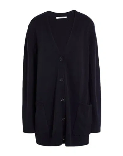 Max Mara Woman Cardigan Midnight Blue Size Xl Wool, Cashmere In Blue