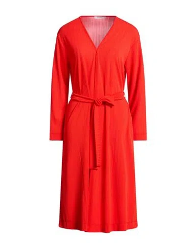 Max Mara Woman Cardigan Red Size L Polyester, Elastane