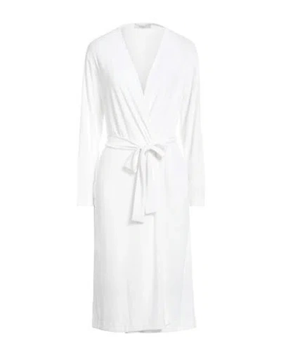 Max Mara Woman Cardigan White Size Xl Polyester, Elastane