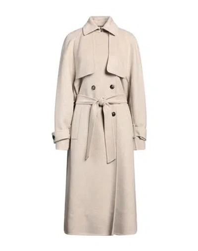 MAX MARA MAX MARA ATELIER WOMAN COAT BEIGE SIZE 6 CASHMERE