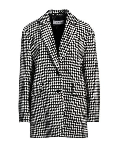 Max Mara Woman Coat Black Size 6 Virgin Wool
