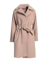 Max Mara Woman Coat Blush Size 6 Virgin Wool, Cashmere In Pink
