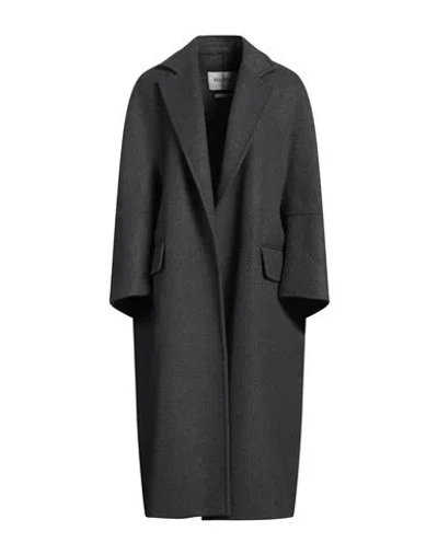 MAX MARA MAX MARA SFILATA WOMAN COAT GREY SIZE 8 VIRGIN WOOL, CASHMERE