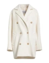 Max Mara Orma Double-breasted Wool And Cashmere-blend Felt Coat In White