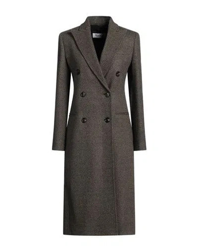 Max Mara Woman Coat Khaki Size 4 Cashmere In Brown