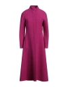 Max Mara Woman Coat Mauve Size 16 Virgin Wool, Cashmere In Purple