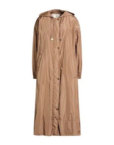 Max Mara Woman Coat Taupe Size 6 Polyester In Multi