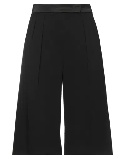 Max Mara Cropped Pants In Black