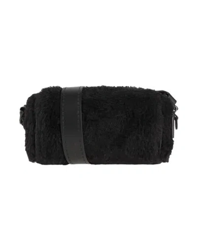 Max Mara Woman Cross-body Bag Black Size - Alpaca Wool, Virgin Wool, Silk