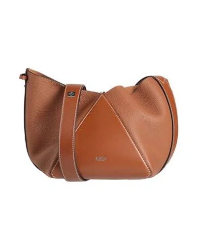 Max Mara Woman Cross-body Bag Brown Size - Calfskin